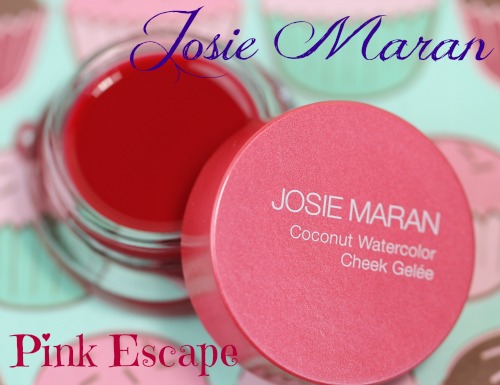 Josie Maran Coconut Watercolor Cheek Gelee Blush in Pink Escape