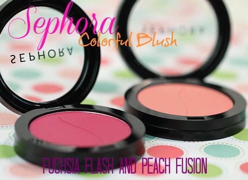 Sephora Colorful Matte Blush in Fuchsia Flash and Peach Fusion