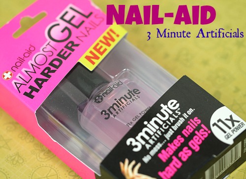 Nail-Aid 3 Minute Artificials Base and Top Coat For Harder Nails