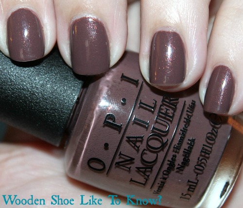 OPI Wooden Shoe Like To Know?