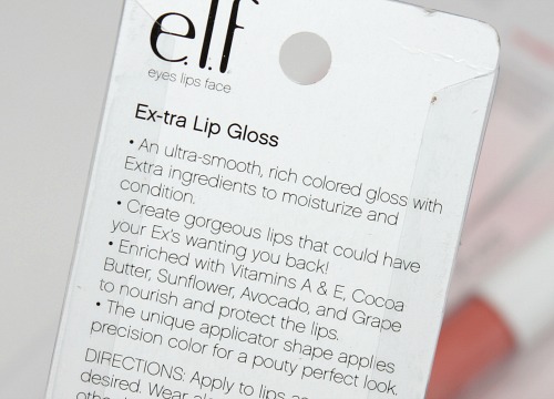 Elf Ex-tra Lip Gloss Review and Swatches - myfindsonline.com