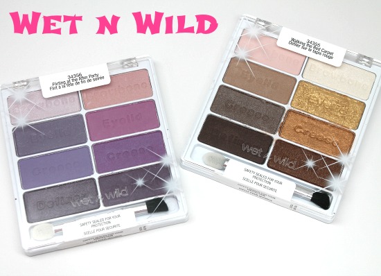 Wet N Wild Flirting At The After Party and Walking The Red Carpet Color Icon Eyeshadow Palettes