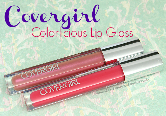 Covergirl Colorlicious Lip Gloss: Candylicious and Whipped Berry
