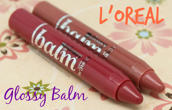 L'Oreal Glossy Balm: Lovely Mocha and Vintage Rose