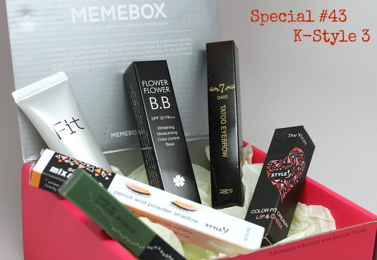 Memebox Special #43: K-Style Cosmetics Box #3