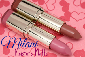 Milani Moisture Matte Lipsticks: Matte Naked & Matte Blissful