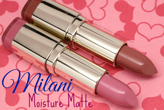 Milani Color Statement Moisture Matte Lipsticks: Matte Naked and Matte Blissful
