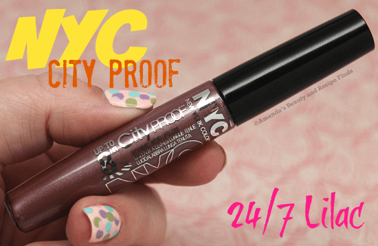 24/7 Lilac: NYC City Proof Extended Wear Lip Gloss