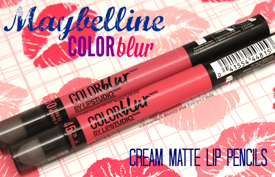 Maybelline Color Blur Cream Matte Lip Pencil