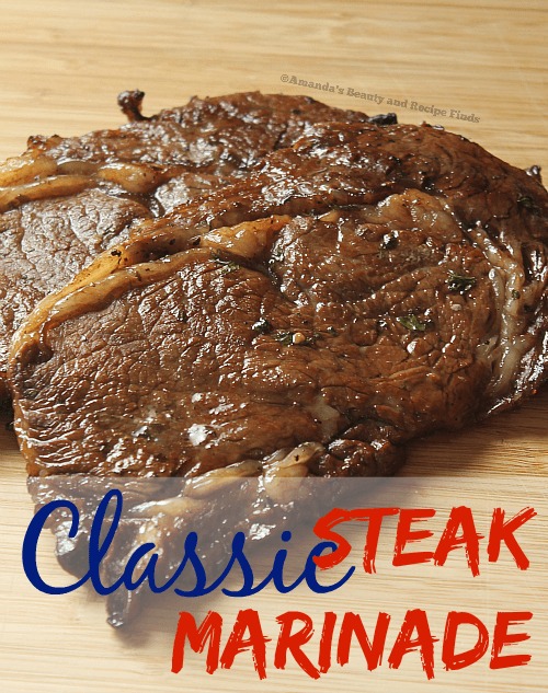 Classic Steak Marinade Recipe / myfindsonline.com