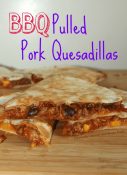 Simple BBQ Pulled Pork Quesadillas