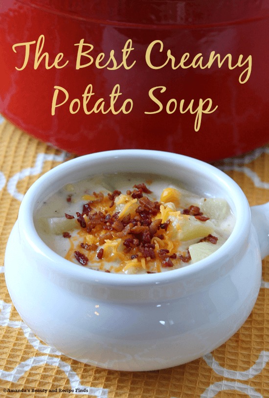 The Best Creamy Potato Soup / myfindsonline.com