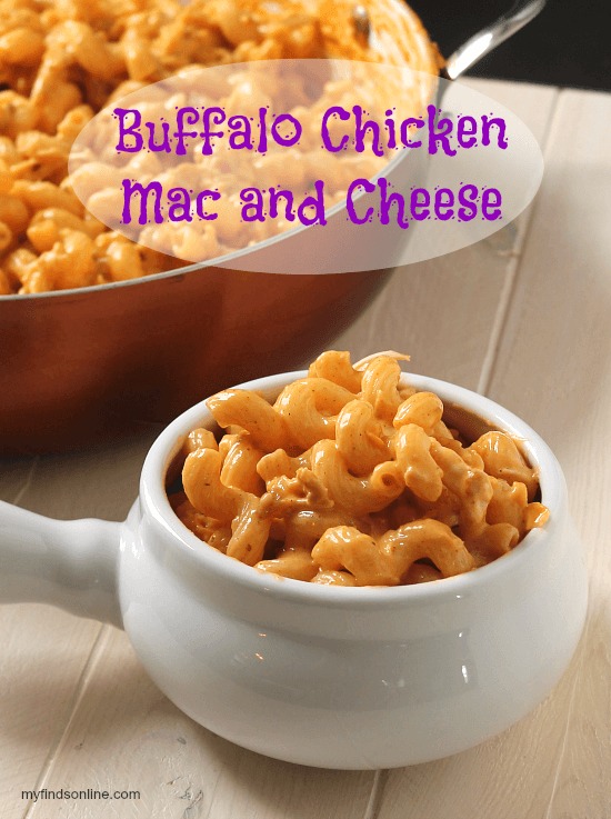 Buffalo Chicken Macaroni and Cheese / myfindsonline.com