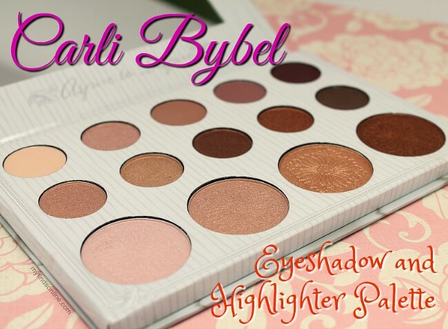 Carli Bybel 14 Color Eyeshadow and Highlighter Palette / myfindsonline.com