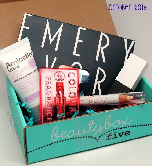 Beauty Box 5: October 2016 / myfindsonline.com