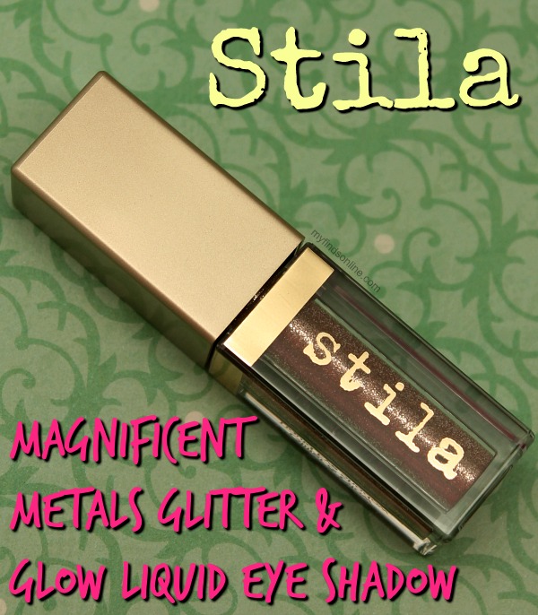 Stila Magnificent Metals Glitter & Glow Liquid Eye Shadow in Smoldering Satin / myfindsonline.com