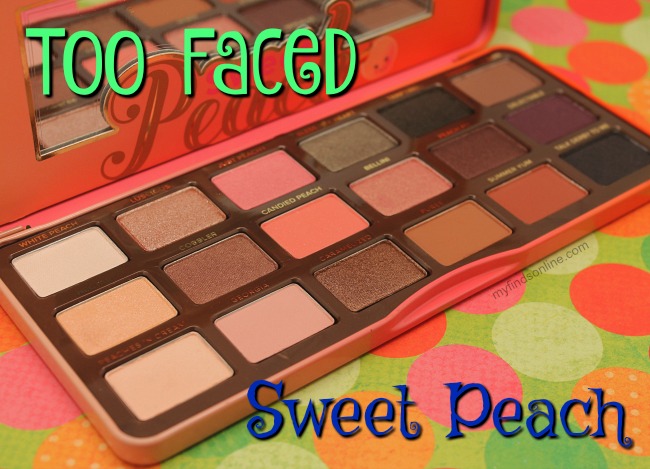 Too Faced Sweet Peach Eyeshadow Palette / myfindsonline.com