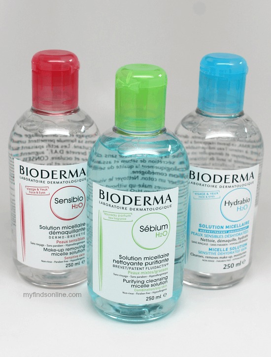 Bioderma Micellar Water Cleanser and Makeup Remover Solutions / myfindsonline.com