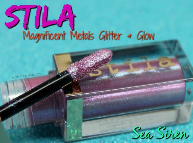 Stila Sea Siren Magnificent Metals Glitter & Glow Duo Chrome Liquid Eye Shadow / myfindsonline.com