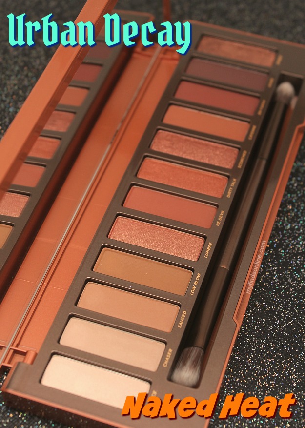 Urban Decay Naked Heat Eyeshadow Palette Review, Pics & Swatches / myfindsonline.com