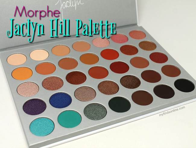 The Morphe x Jaclyn Hill Eyeshadow Palette Review, Pics and Swatches / myfindsonline.com