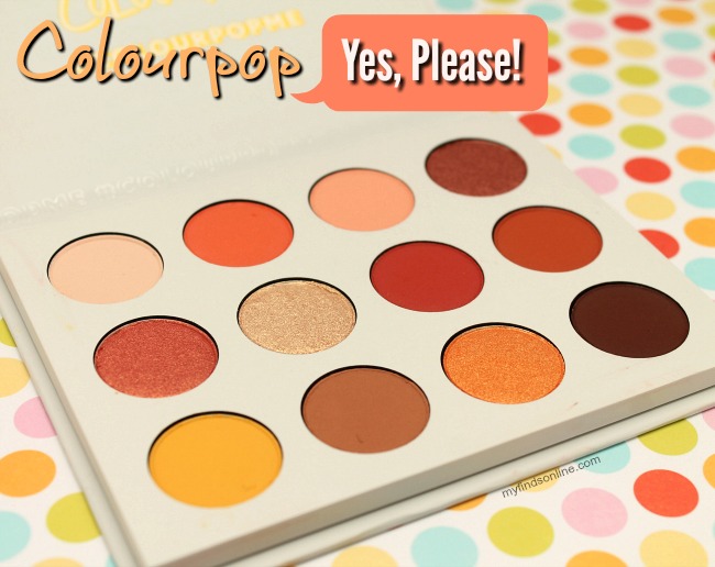 Colourpop Yes, Please! Eyeshadow Palette / myfindsonline.com