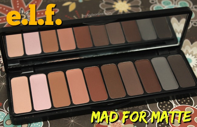 E.L.F. Mad For Matte Nude Mood Eyeshadow Palette / myfindsonline.com