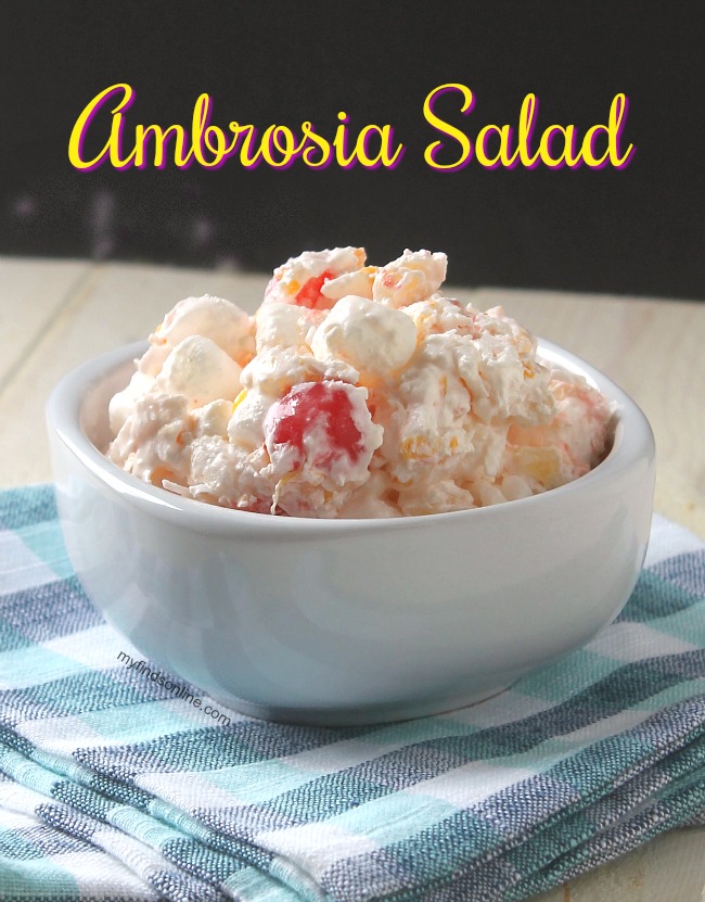 Ambrosia Salad / myfindsonline.com